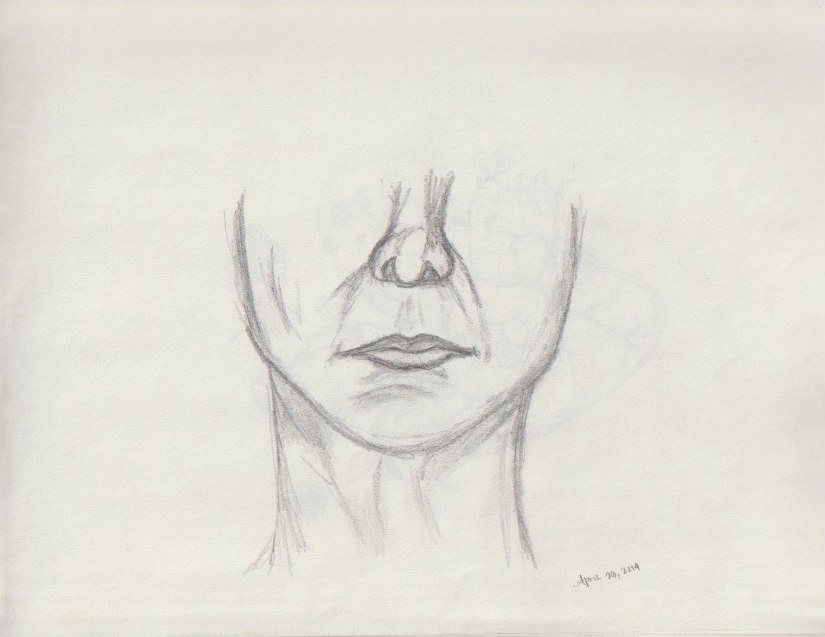 drawing of face